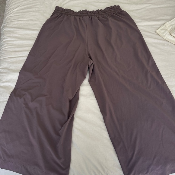 Zella Getaway Hight Waisted Drawstring Wide Leg Pant EUC Dusty Rose - Picture 7 of 7